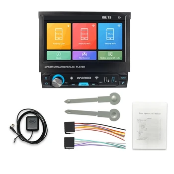 7-Inčni Auto-Radio Android Električni Sklopivi Ekran Carplay 3 USB GPS Navigacija FM Slr Link WIFI MP5 Player