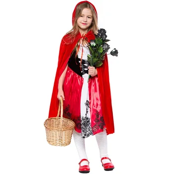 Božićni Odijelo crvenkapica Princeza Haljina za Djevojčice Haljina Za Djevojčice Na Halloween Cosplay Božićni Odijelo Za Zurke Dječja Odjeća